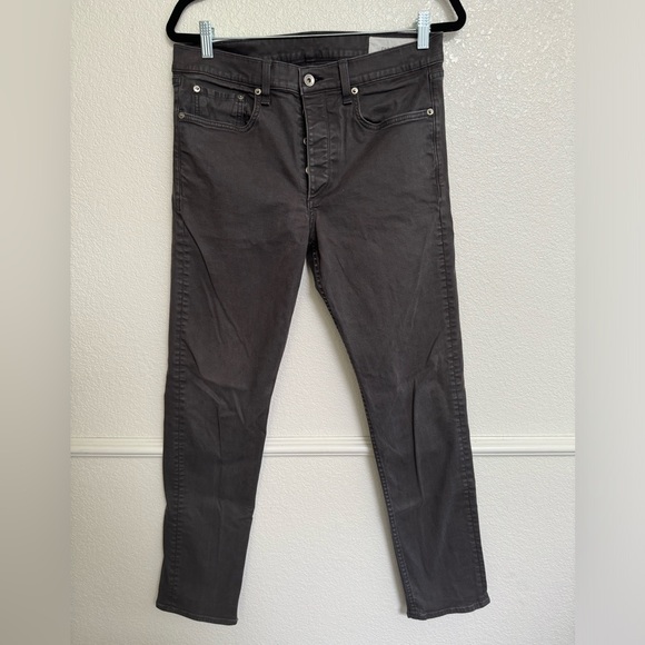 rag & bone Men’s Size 32 Dark Grey Jeans - Picture 1 of 6